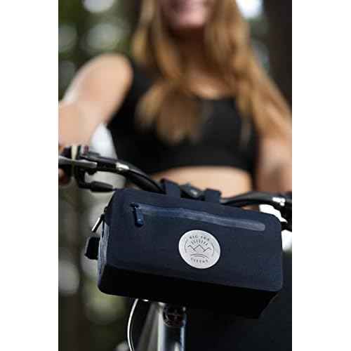 Bike Handlebar Bag | Bicycle Front Bag | Bike Frame Bag | Shoulder Bag | Waterproof Lightweight Storage for Biking, Cycling, and Scooters | Designer Bike Accessories and Mountain Bike Accessories