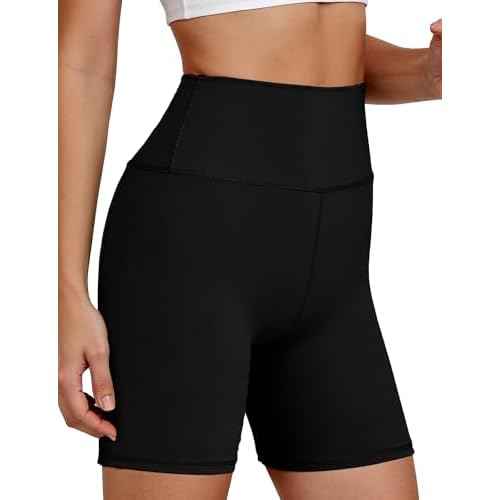 Womens 8"/ 5"/ 3" Biker Shorts Yoga Workout High Waist Gym Cycling Running Spandex Volleyball Shorts with Pocket