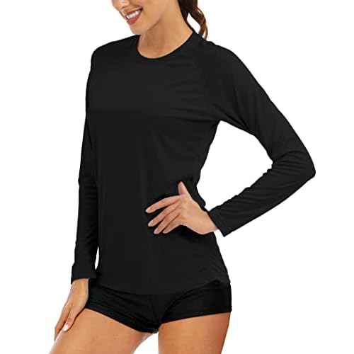 MAGCOMSEN Women's Long Sleeve Shirts UPF 50+ Sun Protection Shirts for Hiking Fishing Workout Rash Guard