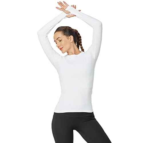 MathCat Workout Shirts for Women Long Sleeve, Workout Tops for Women, Quick Dry Gym Athletic Tops£¬Seamless Yoga Shirts