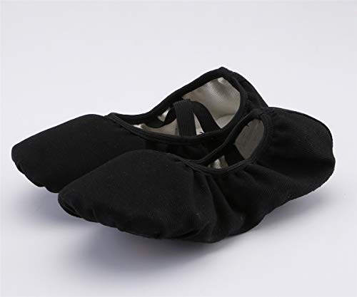Women Canvas Ballet Slippers Dance Shoes for Adults
