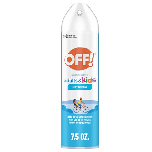 OFF! Insect Repellent Aerosol 7.5 Oz Fragrance-Free Picaridin Bug Spray for Kids & Adults - Pack of 1