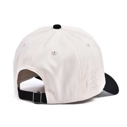 Vintage Two-Tone Women's Baseball Cap, Mommin Trucker Hat for Women&Men, Adjustable Baseball Cap,Mom Ponytail Embroidered Cap