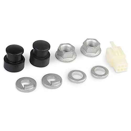 E-Bike Electric for Bicycle Hub Motor Axle M12 Front Lock Nut/Lock Washer / /Nut Cover with 12mm Shaft Bike Hubs Wheels and Accessories