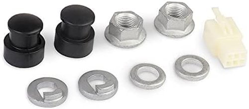 PurYupearl E-Bike Electric for Bicycle Hub Motor Axle M12 Front Lock Nut/Lock Washer / /Nut Cover with 12mm Shaft Bike Hubs Wheels and Accessories