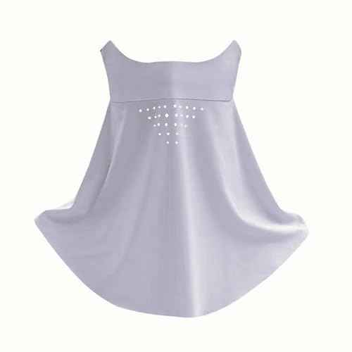 Sun Protection Neck Gaiter Face Scarf with Ear Loops,Lightweight Balaclava Style Face Scarf Cover for Outdoor Sunscreen