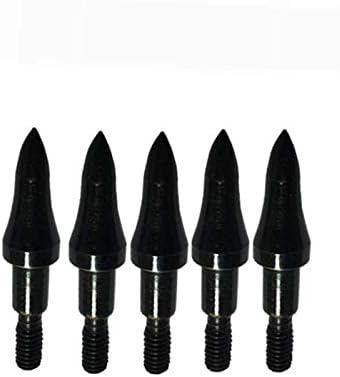 12pcs Archery Arrow Tips 75/100/125/150 Grain Field Points 5/16 inch Screw in Bullet Points Arrowheads Broadheads for Crossbow Recurve Bow Compound Bow Hunting Bow and Arrow Target Shooting Practice
