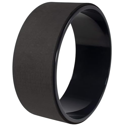 Fitvids Yoga Wheel for Stretching - Spine Stretching & Flexibility Enhancer with Non-Slip Surface, Full-Body Workout Equipment for Improved Mobility, Multiple Colors