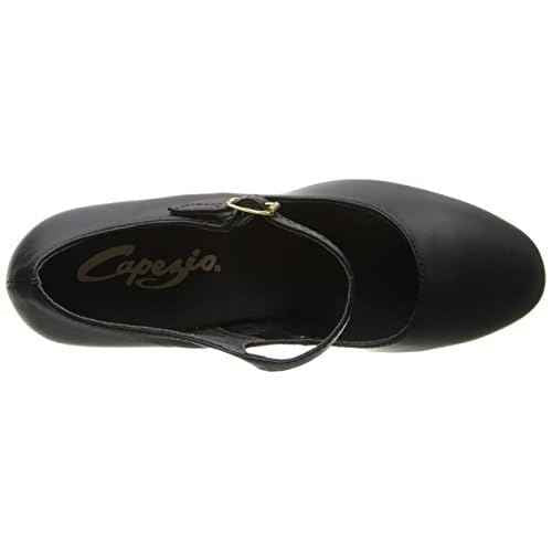 Capezio womens Manhattan Character dance shoes, Black, 9.5 US