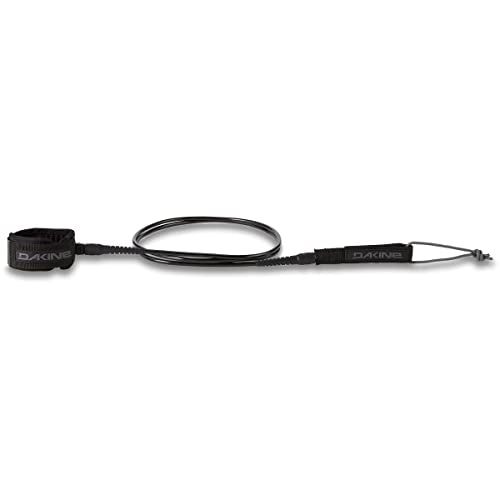 Dakine Procomp Surfboard Leash 6ft - Irons Black, Lightweight & Durable