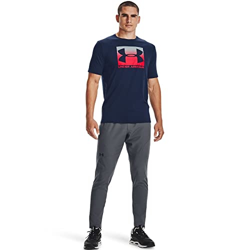 Under Armour Men's UA Boxed Sportstyle T-Shirt Large Academy Blue & Red
