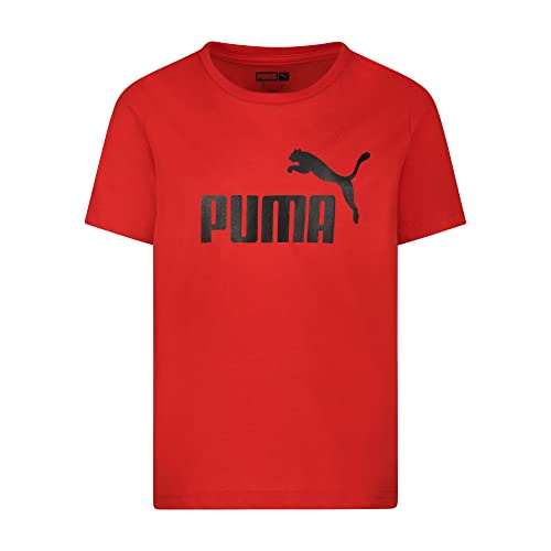 Puma Boys' Logo T-Shirt - Large High Risk Red