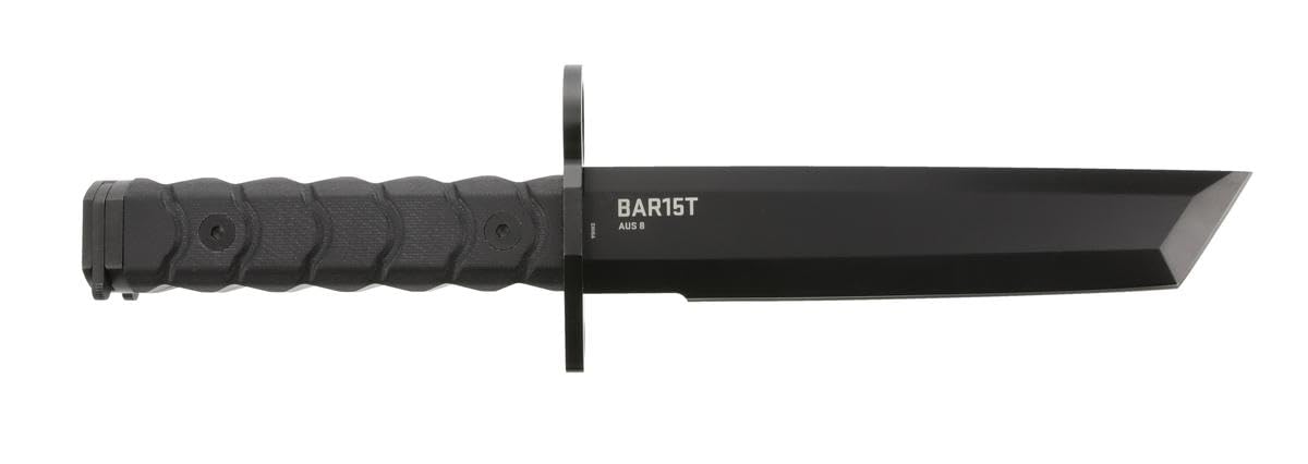SOG BAR15T Tanto Bayonet Professional Knife for Tactical & Survival Enthusiasts | 7-inch Tanto-Shaped AUS-8 Steel Blade