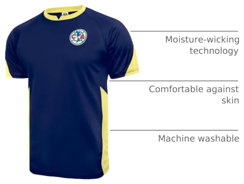 Unisex Club America Game Day Shirt Navy Large Official Licensed Soccer Fanwear
