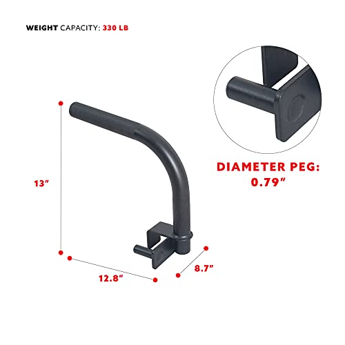 Power Cage Squat Rack Attachments for Home Gym - Dip Bar