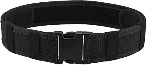 Tactical Nylon Belt for Police & Security - AGPTEK Combat Gear (Black)