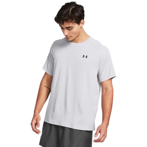 Under Armour Men's Tech Textured Short Sleeve T-Shirt XX-Large White Black