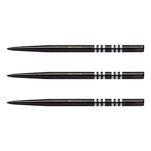 Steel Dart Tips 41mm Re-Grooved Replacement Points for Enhanced Grip, 9 Pack
