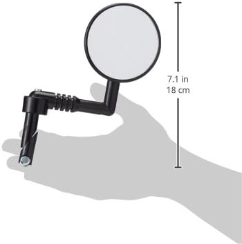 Mirrycle MTB Bar End Mountain Bicycle Mirror, Black