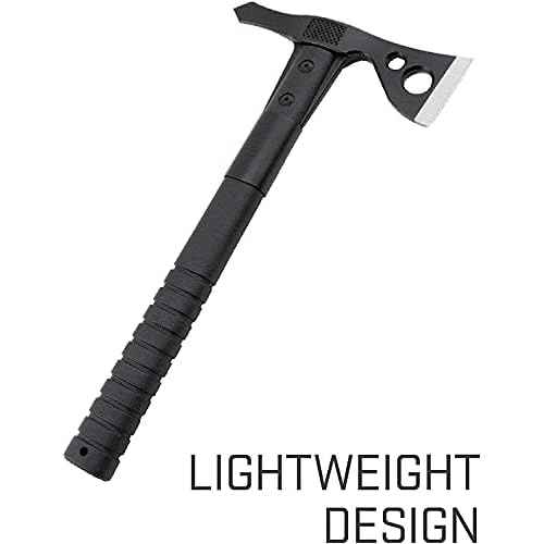 SOG FastHawk- Lighter, Faster, Agile Throwing Hatchet, Versatile Survival Tactical Axe for Competition Throwing and Camping, Hunting and Packing-Black (F06TN-CP)