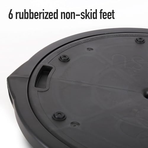 BOSU NexGen 25IN Home Fitness Exercise Gym Strength Flexibility Balance Trainer with Rubberized Non Skid Surface and Hand Air Pump