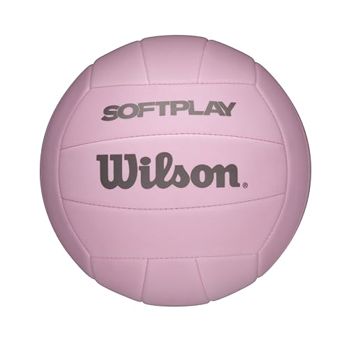 Wilson Soft Play Volleyball - Official Size Pink Indoor/Outdoor