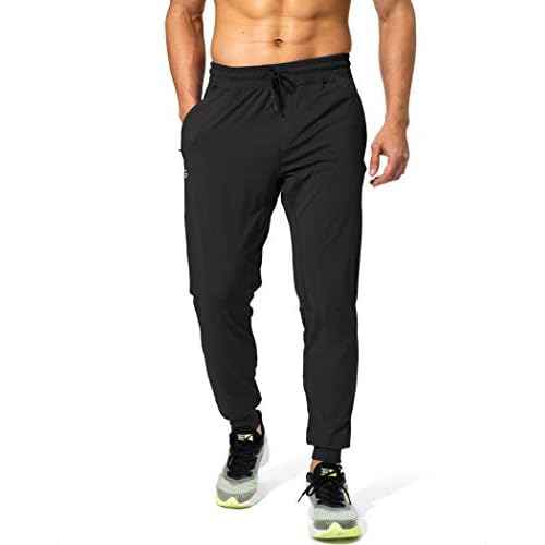 G Gradual Men's Sweatpants with Zipper Pockets Athletic Pants Traning Track Pants Joggers for Men Soccer, Running, Workout