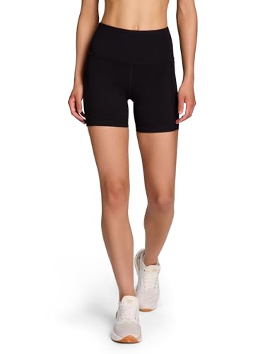Women's Reebok Odyssey Highrise Compression Shorts - 5 Inch Inseam Medium Black