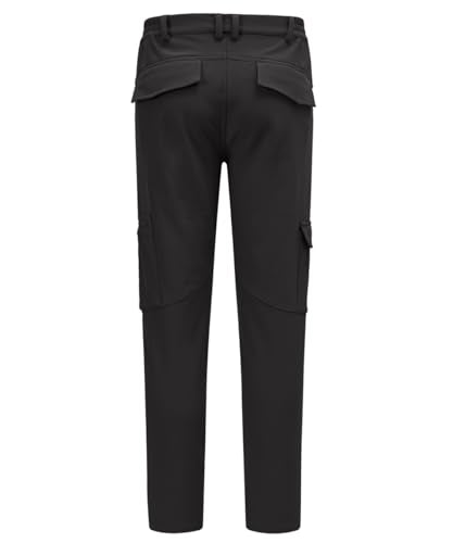 Women's Waterproof Windproof Snow Ski Insulated Ski Pants - Medium Black