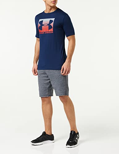 Under Armour Men's UA Boxed Sportstyle T-Shirt Large Academy Blue & Red