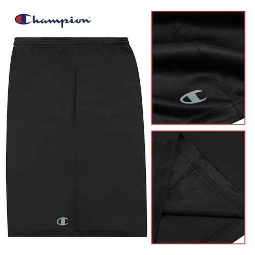 Champion Gym Shorts Men Big and Tall - 2 Pack Performance Dry Fit Running Shorts