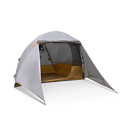 Kelty Caboose 4P Tent and Vehicle Awning Shelter, Universal Attachment for Vans, Trucks, SUVs, Standing Height Door, Massive Vestibule, Fully Freestanding, Designed in Sunny Colorado (2023)