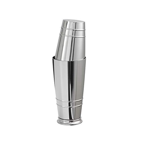 11-Inch Stainless Steel Cocktail Shaker with Footed Design - Professional Bar Tools