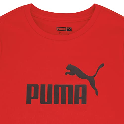Puma Boys' Logo T-Shirt - Large High Risk Red