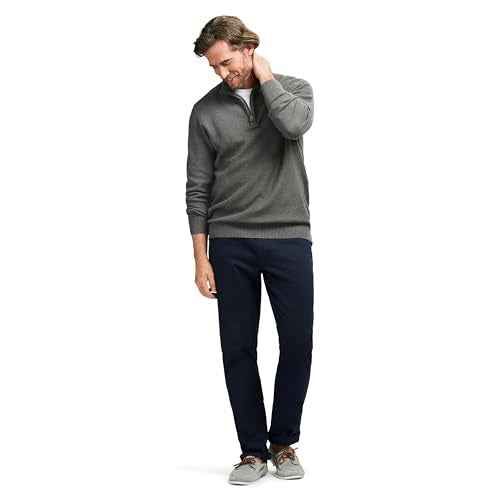 IZOD Men's Luxury Classics Quarter Zip Sweater