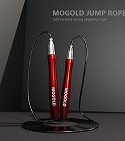 Mogold Speed Jump Rope for fitness Men Women- Self-Locking Design for Quick Adjustment, 360-Degree Spin, Crossfit Jump Rope for the Ultimate Workout Experience