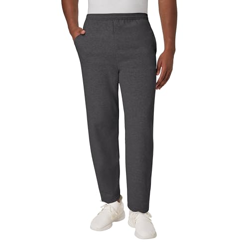 Men's EcoSmart Fleece Lounge Pants - Medium Smoke Gray