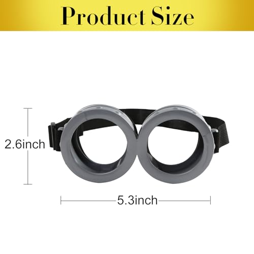 Steampunk Goggles Round Glasses Adult Cosplay Halloween Costume Accessories Props Party Supplies