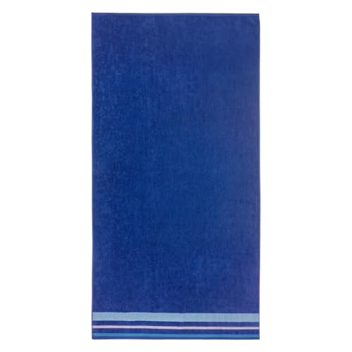 Kaufman - Soft Oversized 35" x 70" Velour Dobby Striped Beach Towels | Absorbent, Quick-Drying | 100% Cotton Thick Beach Towels (Roy)