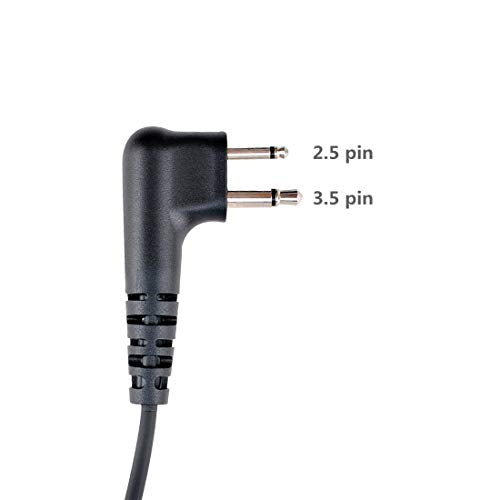 Walkie Talkie Earpiece Headset Compatible with Motorola Radio - Hands-Free Communication