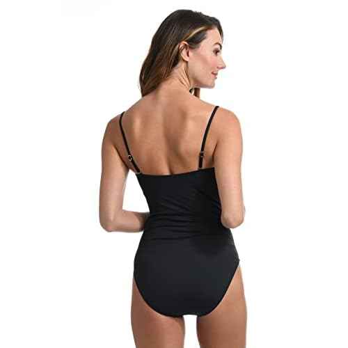 La Blanca Womens Island Goddess Bandeau One Piece SwimsuitOne Piece Swimsuit