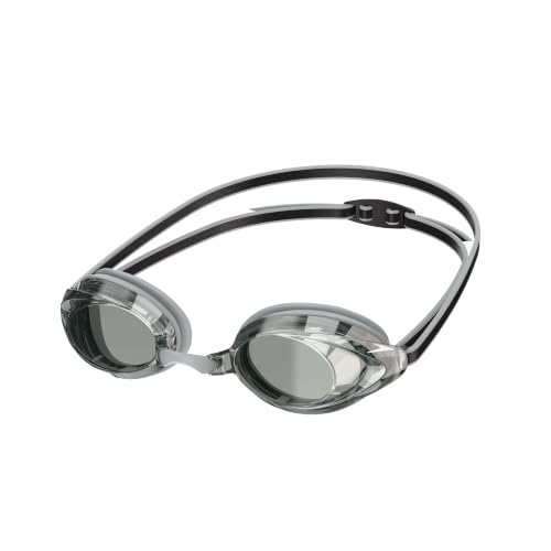 Speedo Unisex Mirrored Vanquisher 2.0 Swim Goggles - One Size Silver