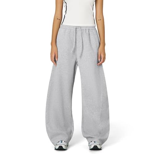 Aelfric Eden Mens Wide Leg Sweatpants Solid Arc Sweat Pants Open Bottom Casual Athletic Lounge Pants with Pockets