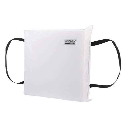 Seachoice Emergency Marine Foam Flotation Cushion, Square, 15 in. X 15 in, White