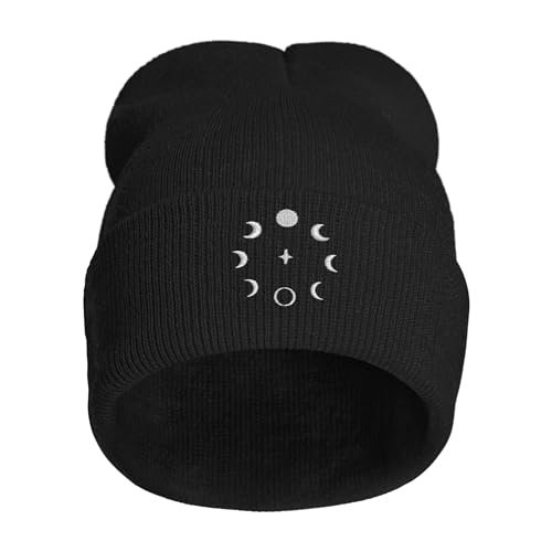 Goth Embroidery Beanie Knit Hat for Men & Women - Medium / Color27