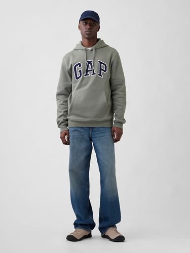 Men's Heritage Logo Pullover Hoodie - Medium Mesculen Green V2
