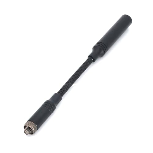 AT-23G SMA-F Dual Band VHF/UHF High Gain 136-174MHz 400-470MHz Ham Radio Antenna for Kenwood wouxun Baofeng UV-5R BF-888S Quansheng UV-K5 UV-K58 UV-K6 Handheld Two Way Radio