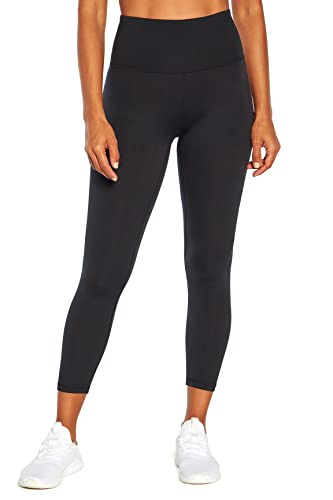 Zobha Women's Kinley High-Rise Back Pocket Yoga Leggings - Large Black