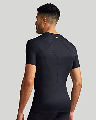 Tommie Copper Shoulder Support Shirt for Men Medium Black