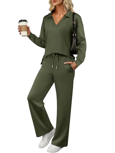 Women’s Lounge Sweat Sets 2-Piece Fall Outfits for Cozy Casual Wear